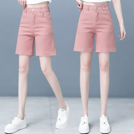 五分西装裤女夏季薄款2023年高腰时尚百搭休闲裤韩版外穿阔腿中裤图片