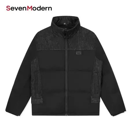 【清仓商场同款】柒牌男装旗下潮牌SevenModern时尚短款羽绒服图片