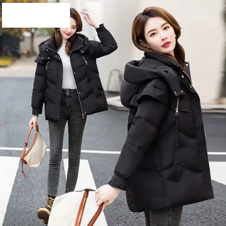 恋上17号短款羽绒服女小个子2022冬季新款时尚洋气女士加厚连帽外图片