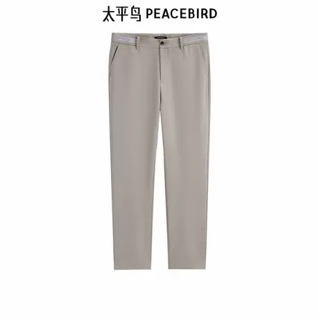 【商场同款】太平鸟男装休闲长裤春新款锥形弹力休闲裤 B1GBE1334图片