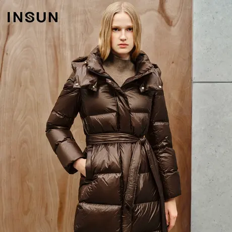 INSUN恩裳线上专选冬季长白山鹅绒轻薄羽绒服商品大图