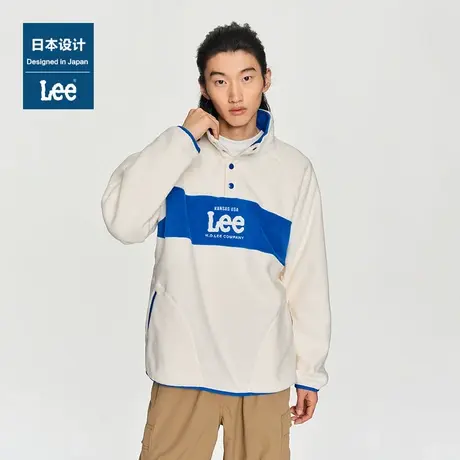 Lee日本设计标准版立领套头半扣式外套休闲潮流图片