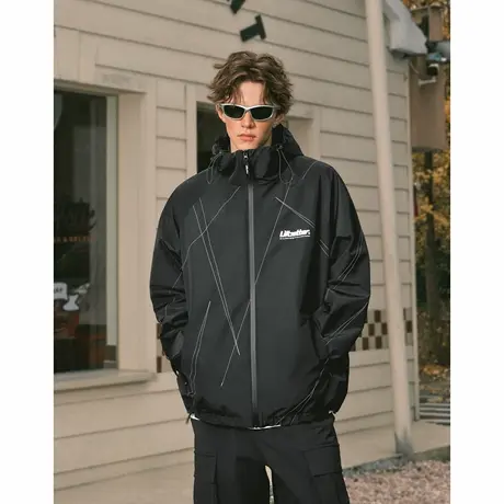 Lilbetter户外三防外套男士2025秋季登山服防风防水运动冲锋夹克商品大图