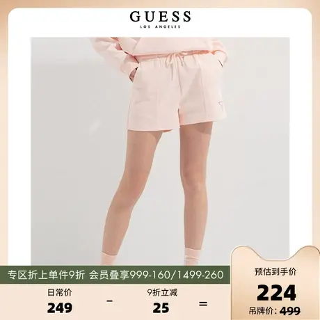 GUESS 女运动休闲学院风五分裤-Q2OD15R2Q41图片