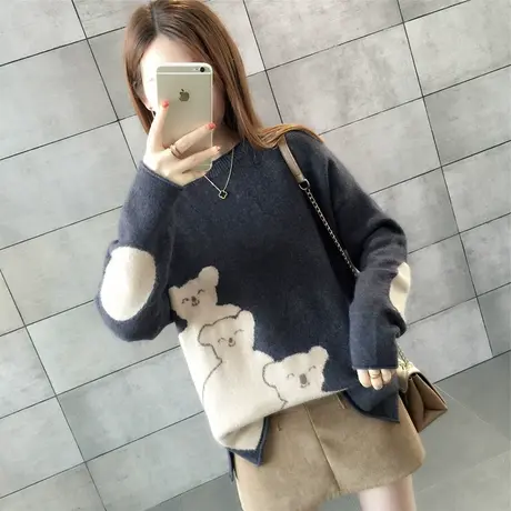 毛衣女装2023年新款秋冬季女士秋款秋装宽松外穿上衣服打底衫洋气图片