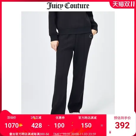 Juicy Couture橘滋休闲裤女秋季新款美式时尚运动直筒空气层长裤商品大图