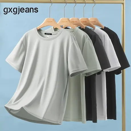 gxg.jeans男装多色基础凉爽透气运动休闲短袖T恤男士内搭25年夏新图片