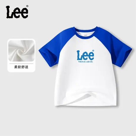 lee童装男童短袖T恤夏季2025新款中大童半袖男孩衣服炸街儿童上衣图片