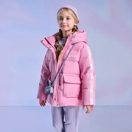 坦博尔2023年童装羽绒服舒适百搭连帽加厚保暖秋冬外套TC230308商品大图
