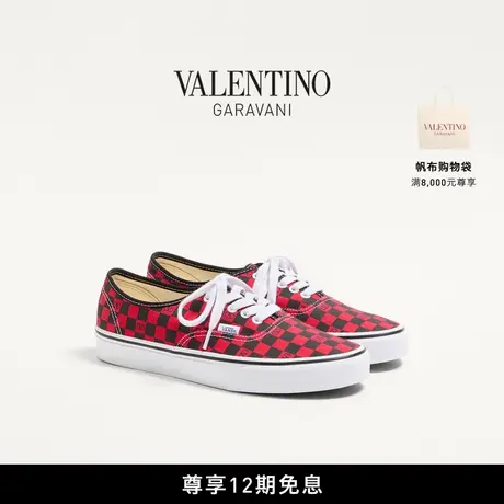 [新品上市]华伦天奴与VANS联名男士运动鞋 VLOGO 棋盘格印花款商品大图