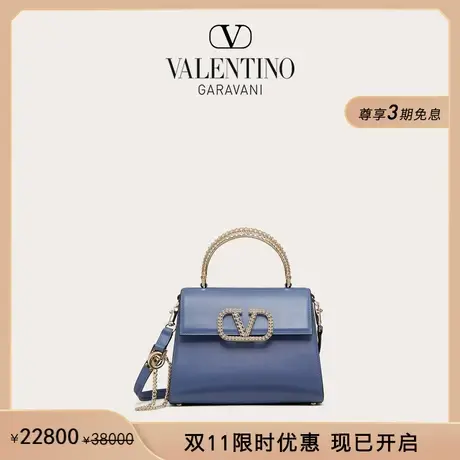 【限时优惠】华伦天奴VALENTINO女士 VSLING 小号小牛皮手提包商品大图