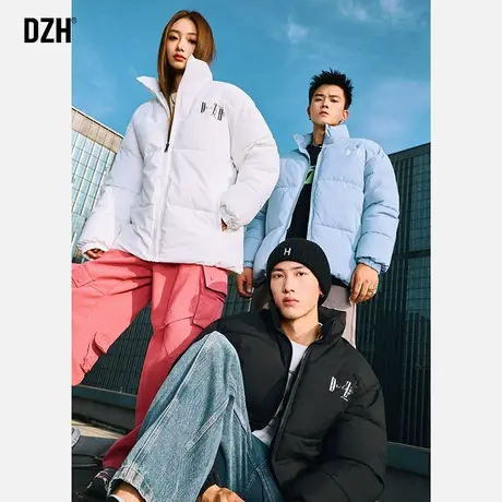 情侣立领棉服男款冬季加厚休闲情侣装2024年新款棉衣外套潮高级感商品大图