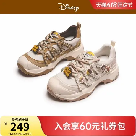 【迪士尼系列】热风厚底老爹鞋女款2025年春季新款户外运动休闲鞋商品大图