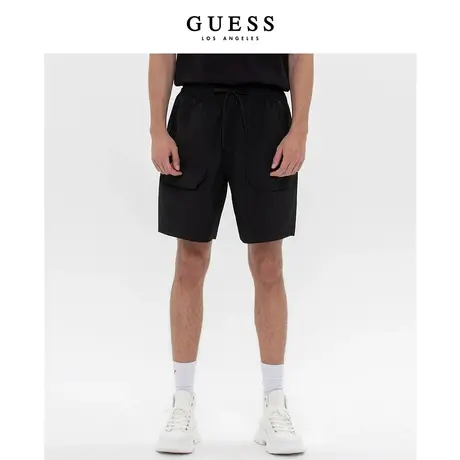 【38上新季】GUESS  男工装大口袋休闲短裤宽松百搭五分裤子商品大图