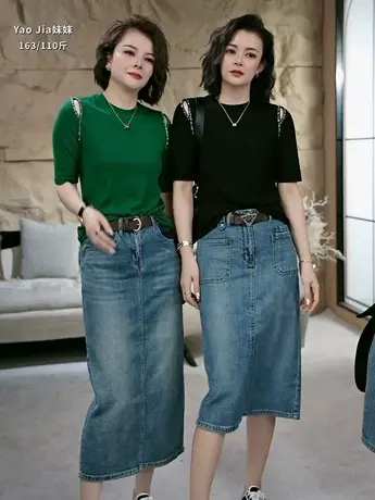 中袖T恤女2023夏季新款漏肩设计感时尚百搭韩版洋气显瘦小众上衣商品大图