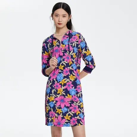 LANCY/朗姿连衣裙子女新款商场同款专柜正品中长款裙子奥莱图片