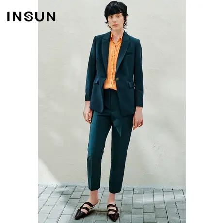 INSUN恩裳春季廓形挺括抗皱易打理西装外套图片