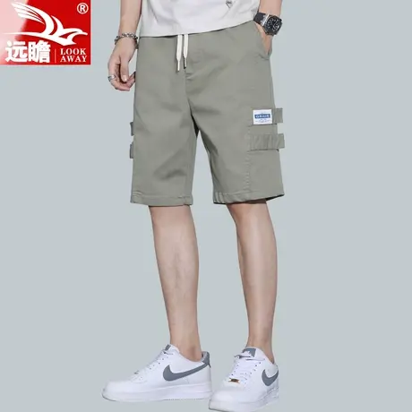 潮流工装休闲短裤男夏季薄款五分裤男士夏天中裤宽松5分裤子男款商品大图