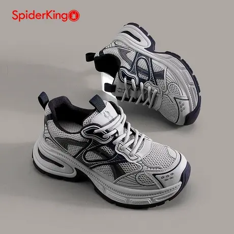 蜘蛛王女鞋2025秋季新款休闲时尚厚底运动鞋舒适轻便透气老爹鞋女图片