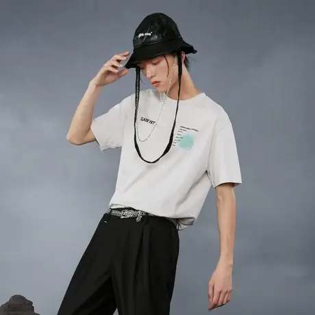 雅戈尔奥莱 GY男装夏季短袖T恤时尚潮流休闲舒适商品大图