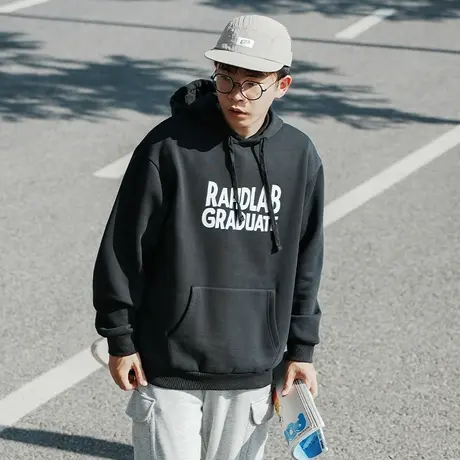 Radiohead连帽卫衣宽松男休闲百搭春季套头衫黑色上衣潮牌学生装图片