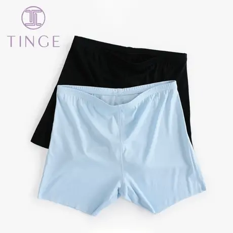TINGE春夏女士防走光安全裤 外穿高腰打底无痕短裤平角内裤女商品大图
