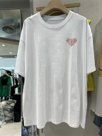 白色防棉短袖t恤女2023新款夏季小众设计感洋气减龄宽松潮牌上衣图片