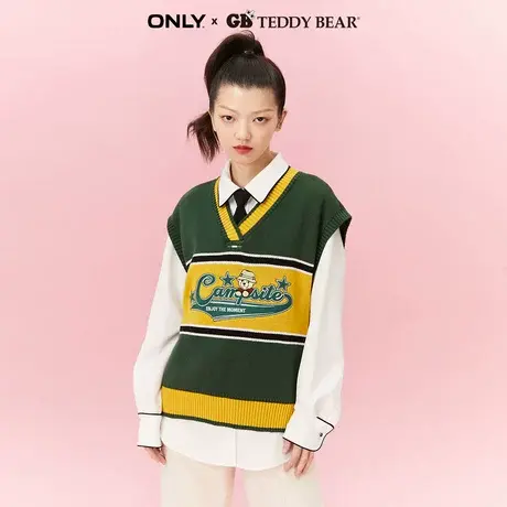 ONLY奥莱2023新款春夏TEDDY BEAR泰迪熊联名套装衬衫女商品大图