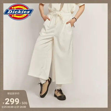 Dickies 春夏 全橡筋腰头 工装女式休闲裤宽松商品大图