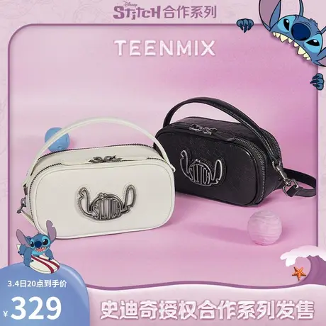 天美意史迪奇联名相机包休闲手提包女单肩斜挎包2024春新X2896AX4商品大图