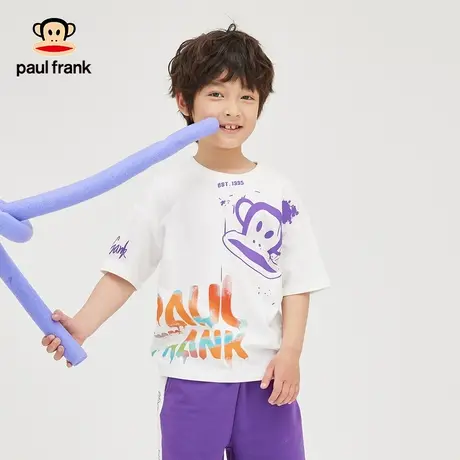 大嘴猴童装男童短袖t恤2023年夏季新品半袖中大儿童纯棉上衣体恤商品大图