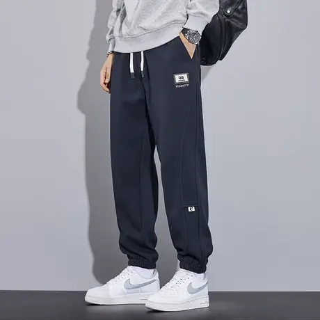 唐狮25春季新款宽松休闲裤男简约百搭运动哈伦束脚百搭潮牌卫裤GT商品大图