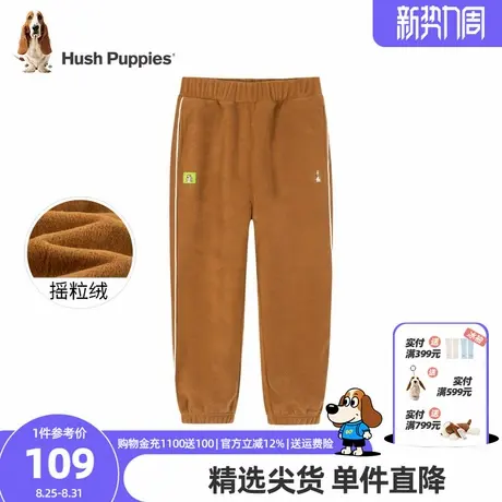 暇步士童装男童裤子新款儿童秋装保暖运动裤宝宝舒适厚长裤潮商品大图