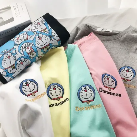 ins超火软妹可爱短袖春夏新款韩国东大门T恤衫内搭学生闺蜜装大码商品大图