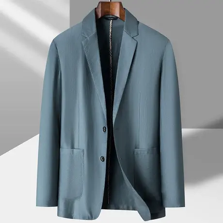 青中年夏季防晒衣冰丝凉爽小西装外套防晒西服男衣服轻薄透气商品大图