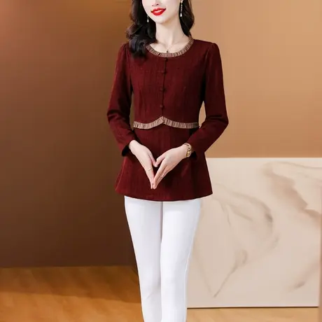 别致甜辣很仙的上衣打底衫女2024新款女春装时尚洋气时髦宽松大码图片