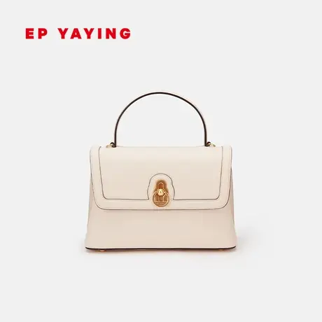 EP雅莹国风女包 牛皮翻盖手提斜挎公文大包 2024春装新品B007A商品大图