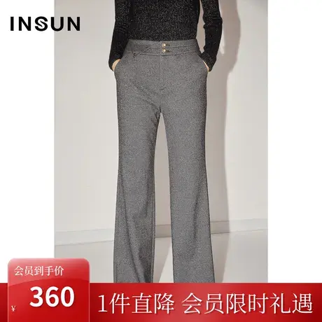 恩裳COVER冬2022经典可脱卸内胆两穿式白鹅绒保暖羽绒休闲裤图片