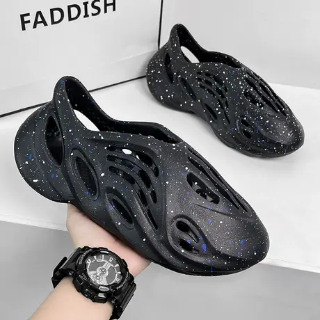 雨鞋 男款椰子水鞋防水防滑男一脚蹬防撞劳保专用工地鞋男大码47商品大图