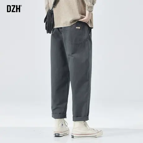 男士美式休闲裤男款工装裤子男秋季潮牌运动裤男裤2023新款直筒裤商品大图