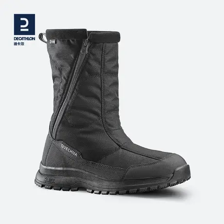 迪卡侬冬季靴子男户外保暖加厚雪地靴棉鞋防水马丁靴子男士ODS商品大图
