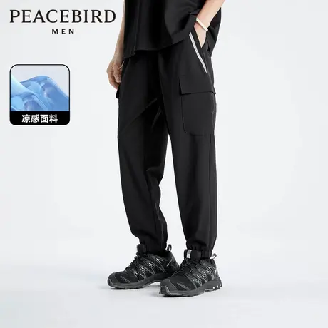 太平鸟男装 夏薄款休闲工装裤男裤子图片