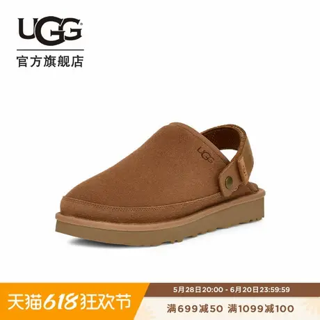 UGG春季新款男士时尚舒适平底包头休闲一脚蹬单鞋懒人鞋 1166915商品大图