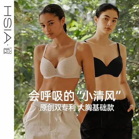 【小清风】遐内衣女薄款全罩杯防下垂微聚拢胸罩无痕大胸显小文胸图片