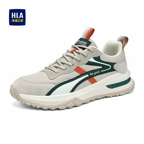 HLA/海澜之家男鞋新款潮流舒适百搭运动鞋增高耐磨跑步休闲鞋商品大图