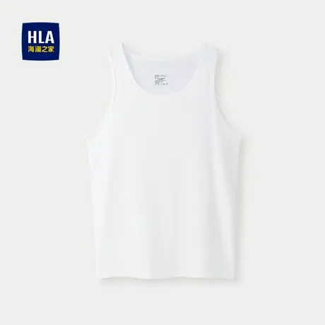 HLA/海澜之家简洁两件包内衣背心25新弹力柔软亲肤舒适打底背心男商品大图