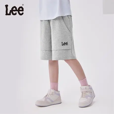 Lee儿童短裤2025夏季新款男童女童休闲五分裤中大童宽松工装裤子图片