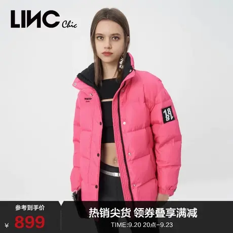 LINCCHIC金羽杰羽绒服女18周年短款面包服短款羽绒服女Y22802301商品大图