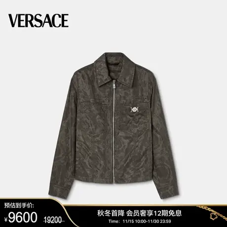 【甄选折扣】 VERSACE/范思哲男士Barocco Silhouette短夹克商品大图
