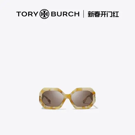 TORY BURCH 汤丽柏琦 几何框太阳眼镜墨镜 157915商品大图